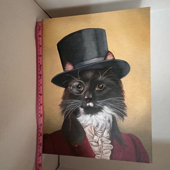 CAROL LEW Edwardian Victorian Cat Print by Art In Motion 14 x 11 (Bx 1) - Picture 5 of 9